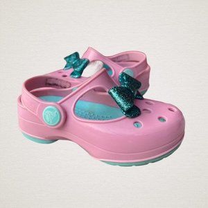 Crocs Carlie Toddler Bow Mary Jane Slip